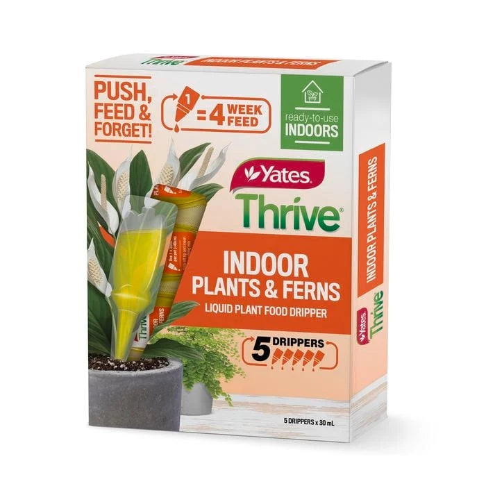 Yates 30mL Thrives Indoor Plants & Ferns Drippers - 5 Pack