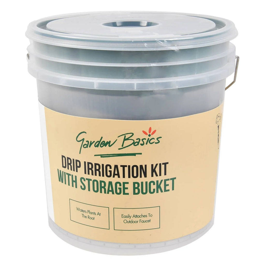 Garden Basics Drip Irrigation Kit With Storage Bucket